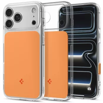 Spigen Ultra Hybrid T Mag MagSafe-hoesje voor iPhone 17 Pro Max / 18 Pro Max – glanzend oranje