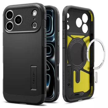 Spigen Tough Armor T MagSafe-hoesje voor iPhone 17 Pro Max / 18 Pro Max – zwart