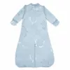 Lodger Hopper Matcha Turtle babyslaapzak met afneembare mouwen, Blue Fogg, 50/62