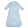Lodger Hopper Matcha Turtle babyslaapzak met afneembare mouwen, Blue Fogg, 50/62