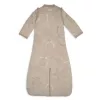 Lodger Hopper Matcha Turtle babyslaapzak met afneembare mouwen, beige, 68-80 cm
