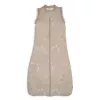 Lodger Hopper Matcha Turtle babyslaapzak met afneembare mouwen, beige, 68-80 cm