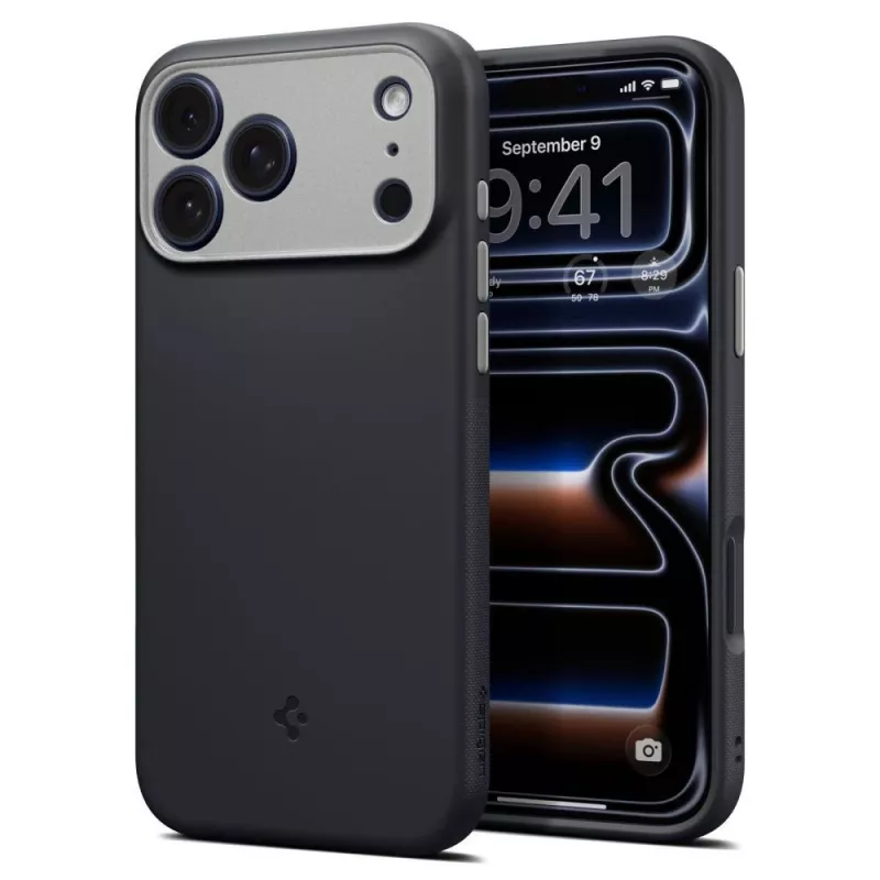 Spigen Nano Pop Mag MagSafe hoes voor iPhone 18 Pro / 17 Pro – Black Sesame