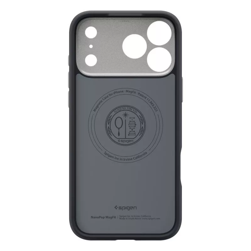 Spigen Nano Pop Mag MagSafe hoes voor iPhone 18 Pro / 17 Pro – Black Sesame
