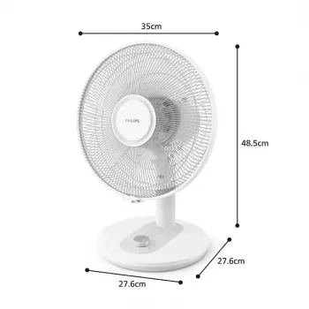Philips 1000 Series tafelventilator, wit