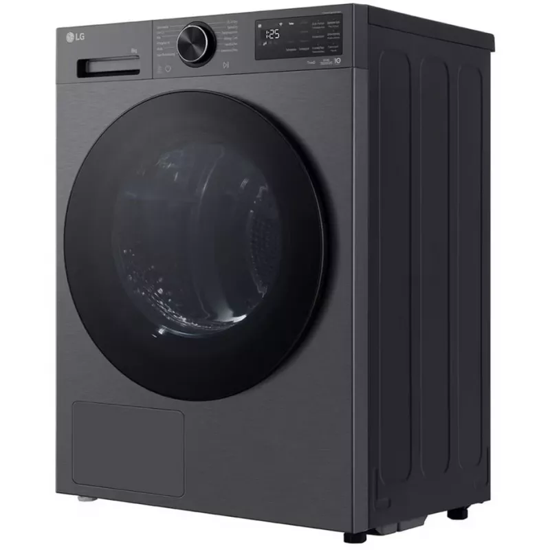LG RT80X7B 8 kg warmtepompdroger met AI Dry, A+++, LED-touchdisplay, Wi-Fi