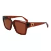 Ferragamo dames zonnebril SF2014S-232 Havana bruin gradient 54 mm