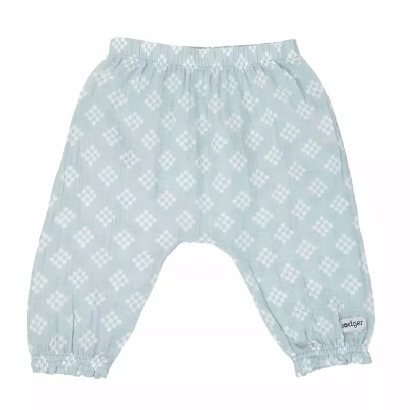 Lodger Hipster Tribe mousseline baby hipsterbroek, Ice Flow, 74 cm