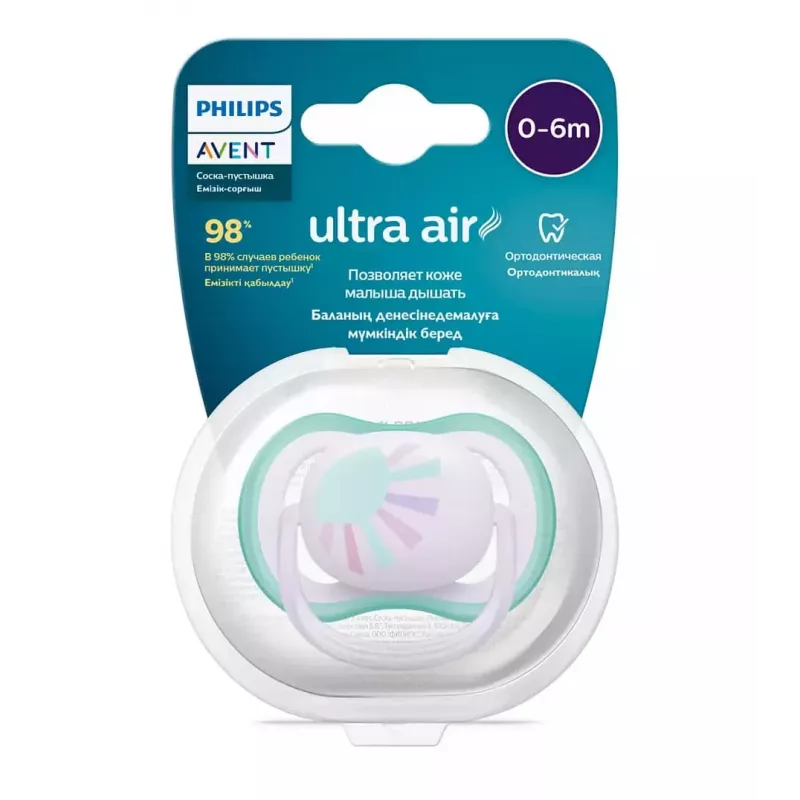 Philips Avent Ultra Air Deco speen 0-6 maanden, meisje, 1 stuks