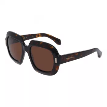 Ferragamo SF2068SE-242 dames cat-eye zonnebril, havanna/bruin gradient, 54mm