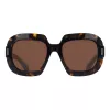 Ferragamo SF2068SE-242 dames cat-eye zonnebril, havanna/bruin gradient, 54mm