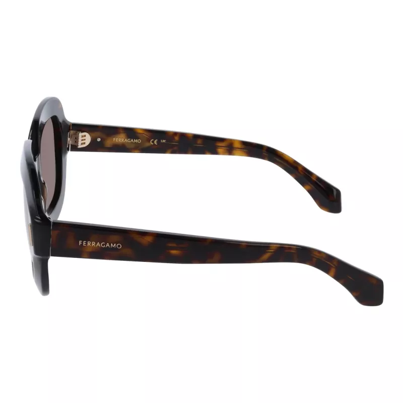 Ferragamo SF2068SE-242 dames cat-eye zonnebril, havanna/bruin gradient, 54mm