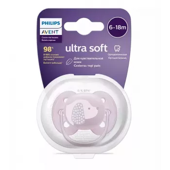Philips Avent Ultra Soft DECO speen 6-18 maanden, 1 stuks, meisje