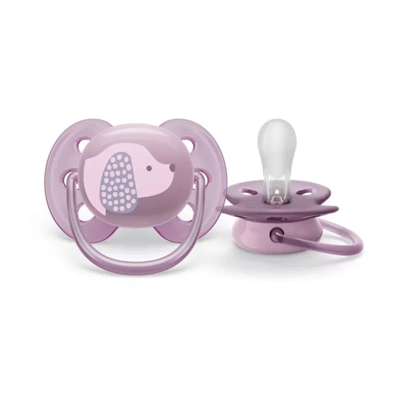 Philips Avent Ultra Soft DECO speen 6-18 maanden, 1 stuks, meisje