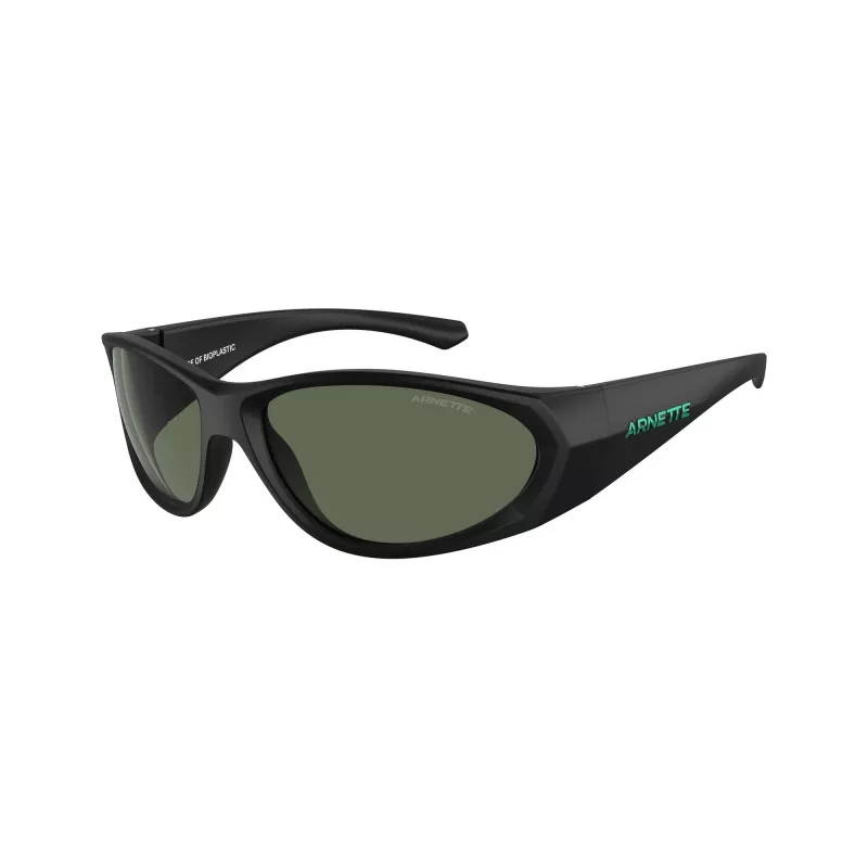 Arnette AN4342 rechthoekige zonnebril, matzwart/grijs, 62-17-125 mm AN4342-275871