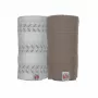 Lodger Swaddler Solid Matcha katoenen mousseline puckdoek, Birch/Buffalo, 110x110 cm, 2-pack