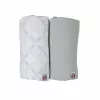 Lodger Swadler Solid Matcha katoenen puckdoek, Peppermint/Blue Fogg, 110x110 cm, 2-pack