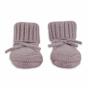 Lodger Slipper Merino Wool babyschoenen, roze, 0-6 maanden