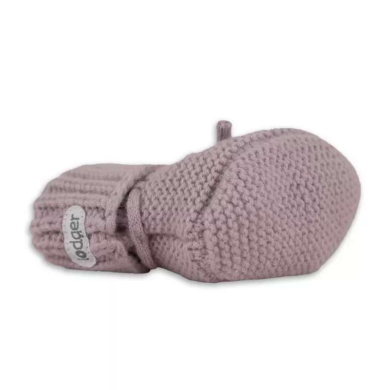 Lodger Slipper Merino Wool babyschoenen, roze, 0-6 maanden