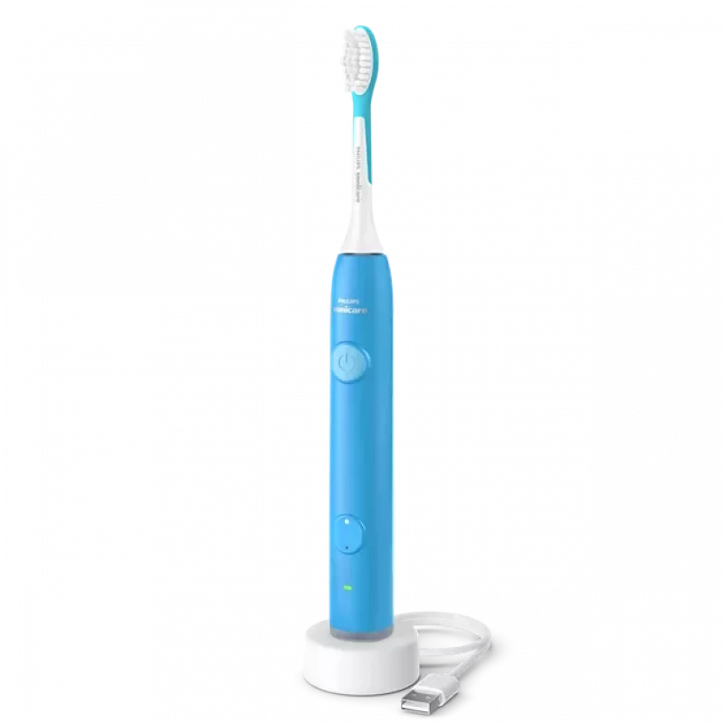 Philips Sonicare for Kids Bluetooth Connected Sonic elektrische tandenborstel HX6600/12, blauw