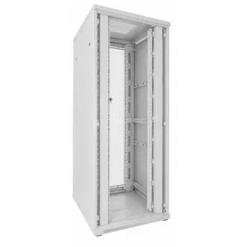 DSIT 42U 19 inch serverrack, geperforeerde dubbele deuren voor en achter, wit, 800x1000x2000mm (DS8042DD-W)