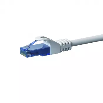 DSIT CAT6a U/UTP Ethernet patchkabel, 100% koper, 1,5 m, wit DC-U6A2-015