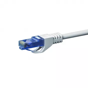 DSIT CAT6a U/UTP Ethernet patchkabel, 100% koper, 1,5 m, wit DC-U6A2-015
