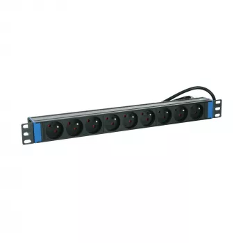 DSIT 19 inch 9-voudige PDU met aardingspen (DS-9PDU-PE)