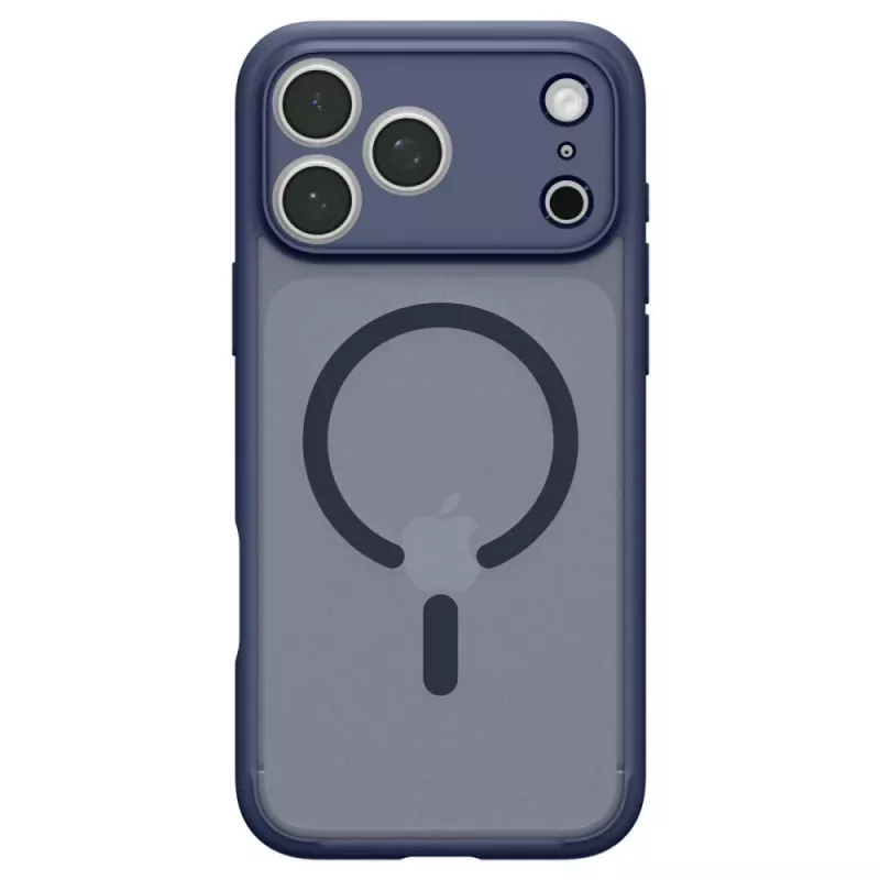 Spigen Ultra Hybrid MagSafe hoes voor iPhone 17 Pro / 18 Pro – Frost Deep Blue