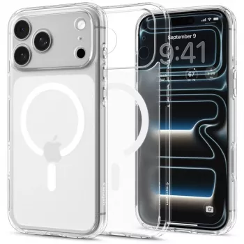 SPIGEN Ultra Hybrid MagSafe hoes voor iPhone 17 Pro Max / 18 Pro Max - Frost White