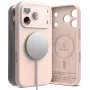 Ringke siliconen magnetische MagSafe hoes voor iPhone 18 Pro Max – Pink Sand