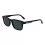 Lacoste heren L997S-1 rechthoekige zonnebril, zwart/grijs, 54mm