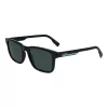 Lacoste heren L997S-1 rechthoekige zonnebril, zwart/grijs, 54mm