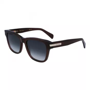 Paul Smith unisex zonnebril P23601SHOWIT rechthoekig zwart montuur donkergrijze glazen 55-19-145