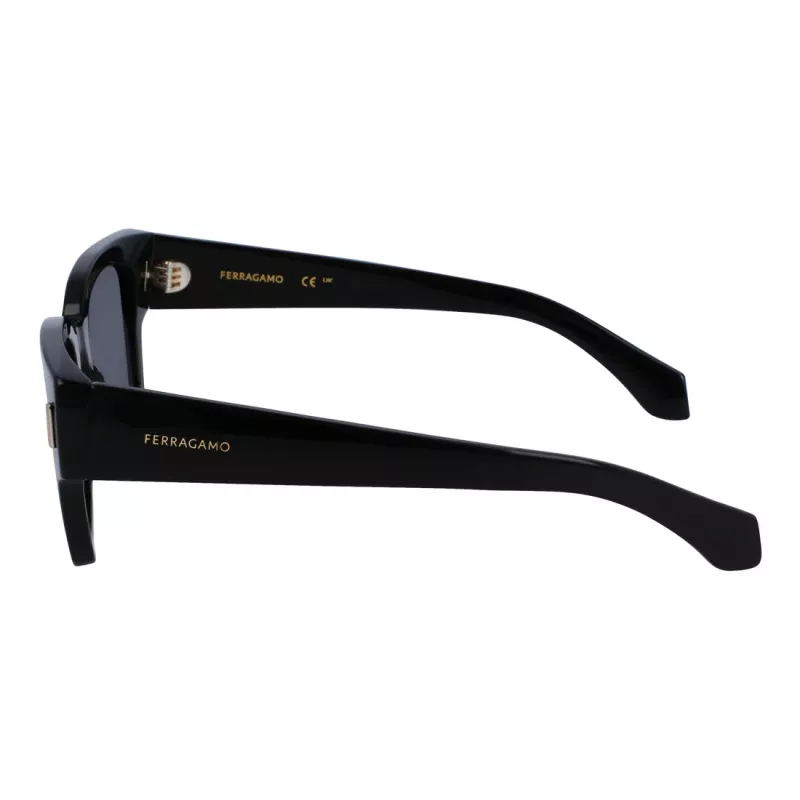 Ferragamo heren zonnebril SF2010S-1 zwart/grijs 52mm