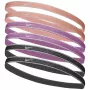 Nike Swoosh Sport Metallic haarelastiekjes 6-pack – perzik, roze, grijs