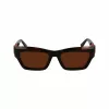 Longchamp LO763S-211 dames zonnebril, Havana montuur, bruine Gradient glazen, 53mm