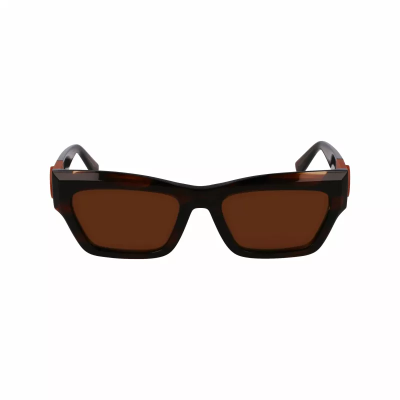 Longchamp LO763S-211 dames zonnebril, Havana montuur, bruine Gradient glazen, 53mm