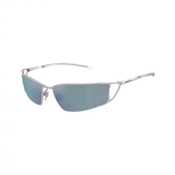 Arnette AN3093 736-Y7 heren rechthoekige zonnebril, matzwart montuur, donkergrijze glazen, 64mm