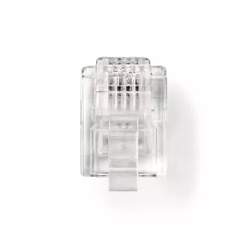 DSIT RJ11 telefoonstekker - 4-polig - 10 stuks (DC-RJ11-10PCE)