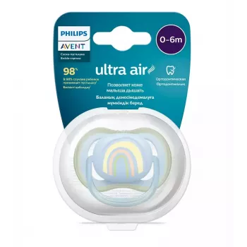Philips Avent Ultra Air Deco speen Rainbow 0-6M jongens 1 stuk