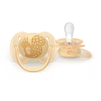 Philips Avent Ultra Soft DECO Fopspeen 6-18 maanden, 2-pack