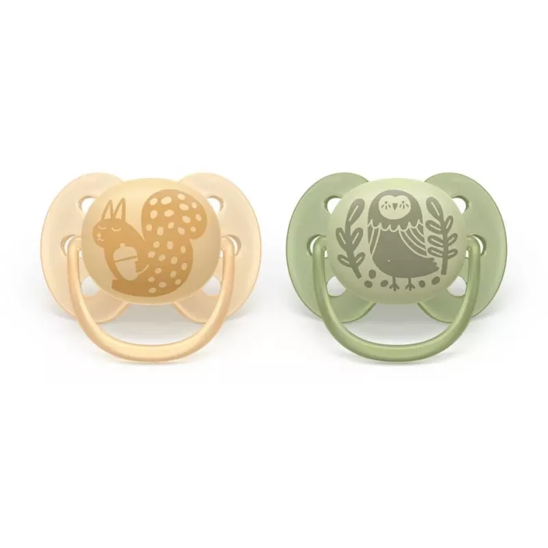 Philips Avent Ultra Soft DECO Fopspeen 6-18 maanden, 2-pack
