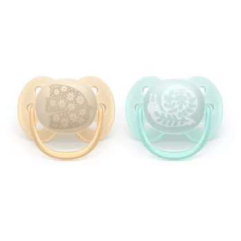 Philips Avent Ultra Soft DECO Fopspeen 0-6 maanden, 2-pack