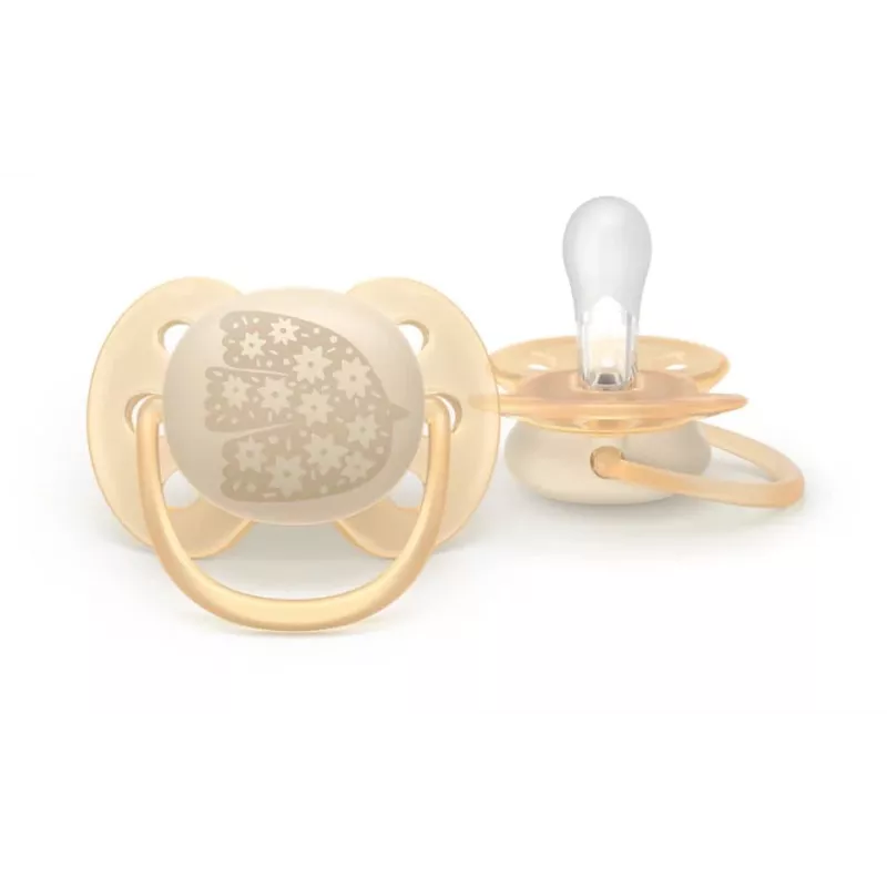 Philips Avent Ultra Soft DECO Fopspeen 0-6 maanden, 2-pack