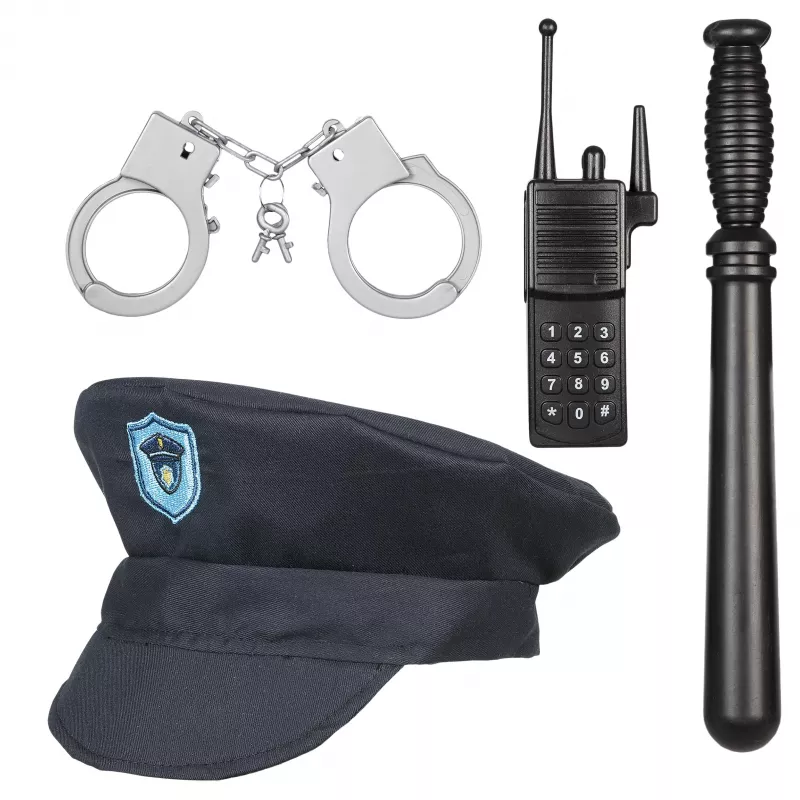 Souza! politie-kostuum met hoed en accessoires, leeftijd 4-7