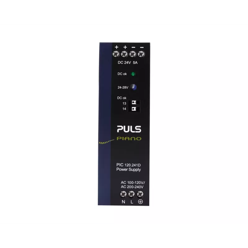 PULS Piano DIN-rail voeding 24V DC 5A 120W (PIC120.241D)
