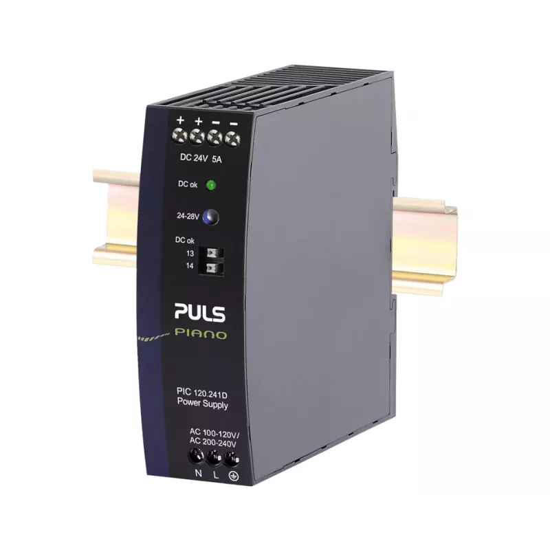 PULS Piano DIN-rail voeding 24V DC 5A 120W (PIC120.241D)