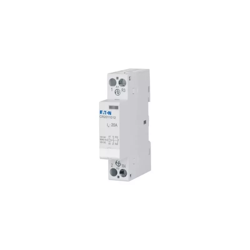 Eaton CR2011012 installatiecontactor 12V AC/DC 20A 1NO+1NC 2-polig 193906