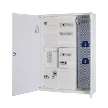 Eaton 300872 communicatie- en multimediakast, hoogte 1050 mm, wit